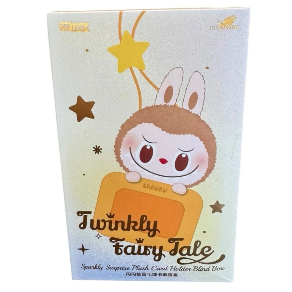 Authentic Pop Mart The Monsters Labubu Twinkly Fairy Tale Plush Card Holder Blin